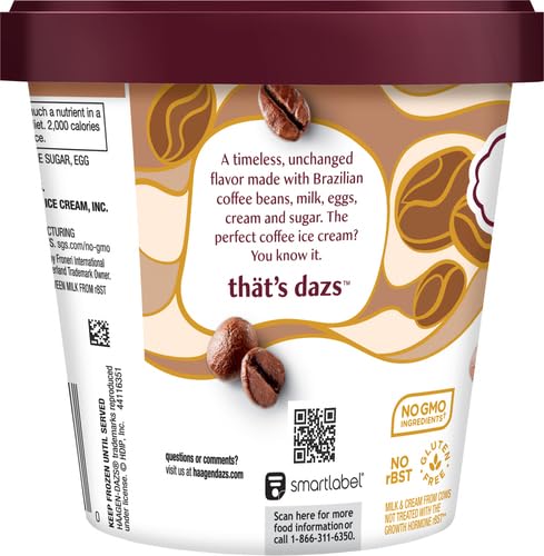 Haagen-Dazs Coffee Ice Cream, 14 fl oz (Frozen)