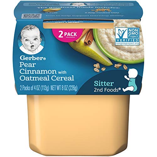 Gerber Baby Food, 2Nd Foods (Pear Cinnamon Oatmeal)