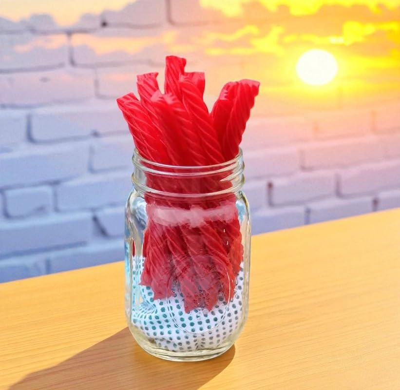 KLUB BULK Red Flavor Licorice Twist Candies - Soft & Chewy - 24 oz Bag