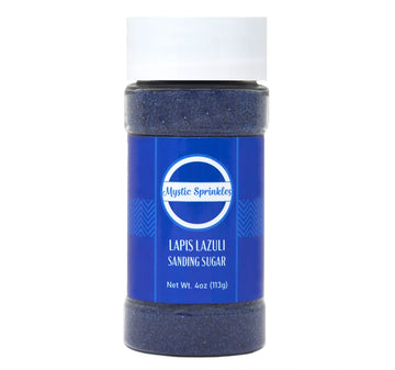 Mystic Sprinkles Sanding Sugar 4Oz Bottles (Lapis Lazuli - Navy Blue Sanding Sugar 4Oz)