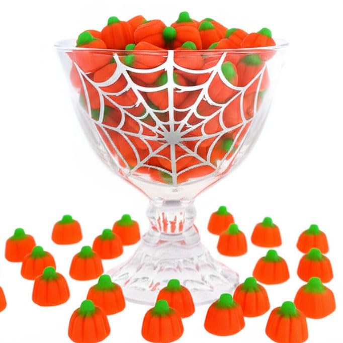Creme Pumpkins Candy  2 Pound Bulk Bag  Halloween Pumpkin Candy  Trick-Or-Treat Party Bag Fillers