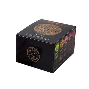 Variety Pack Gourmet Tea Sampler, By Ceremonie Tea. A Collection Of 10 Different Assorted Single Serve Flavors, Set Of 2 Each Pe