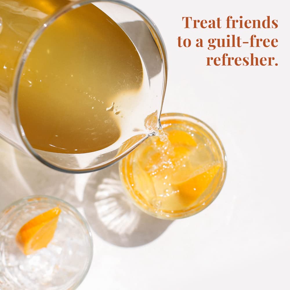 The Republic Of Tea - Pineapple Orange Guava Iced Green Tea, 8 Large Quart-Sized Iced Tea Pouches, Naturally Caffeinated