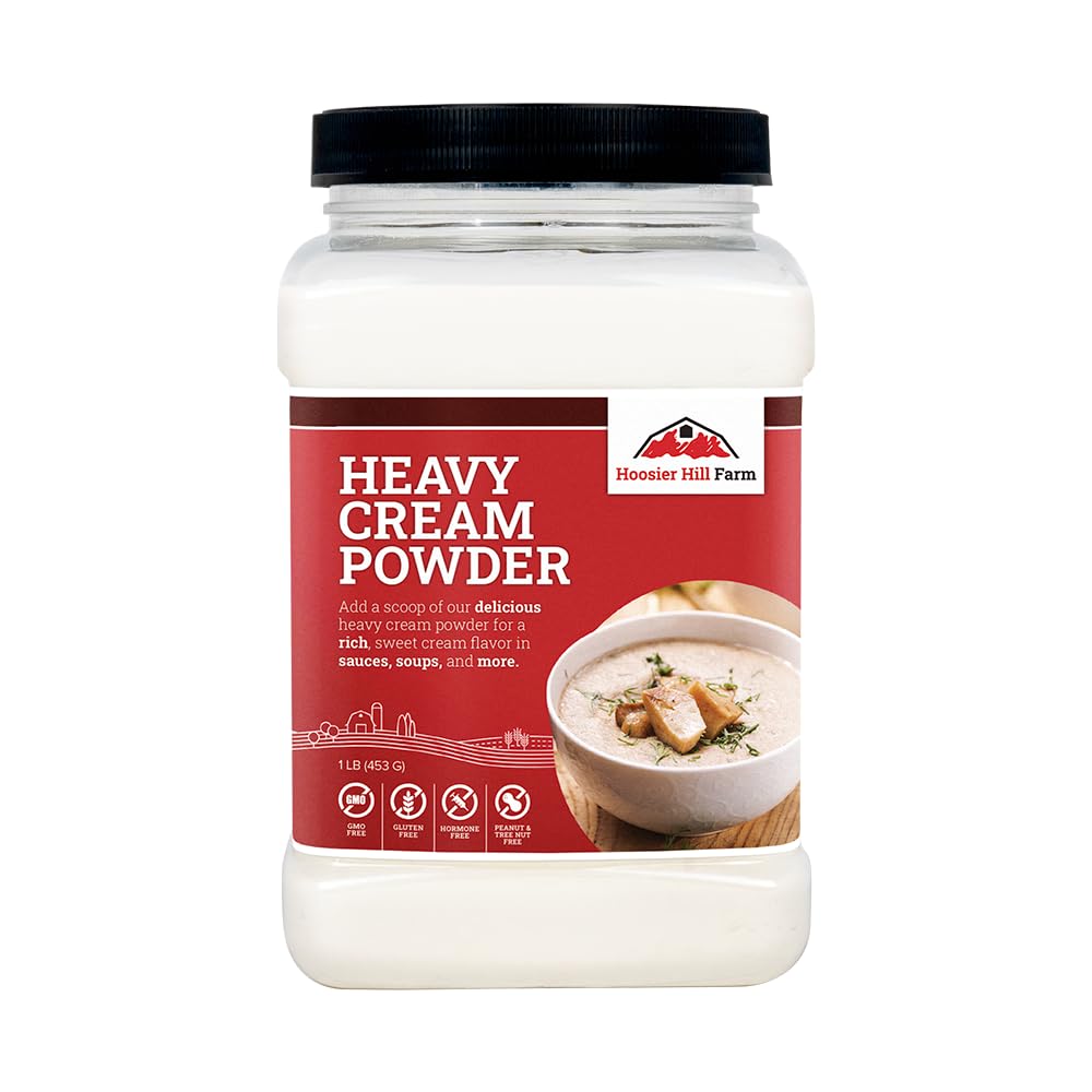 Hoosier Hill Farm Heavy Cream Powder, 1LB, White, Pack of 1