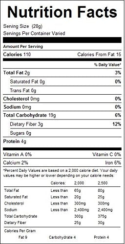 Kauffman'S Fruit Farm Bulk Whole Oat Flour, 50 Lb. Bag