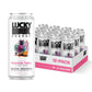 Lucky Energy Sugar Free Energy Drinks, Tropical Thrill, 16oz Cans, 12-Pack, Zero Sugar, 200mg Caffeine, Maca, Ginseng, Beta-Alanine