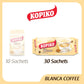 Kopiko Blanca Instant Coffee Mix - Authentic Indonesian Volcanic Coffee - 30 Ounce Pack of 30 Sticks - Delicious and Creamy