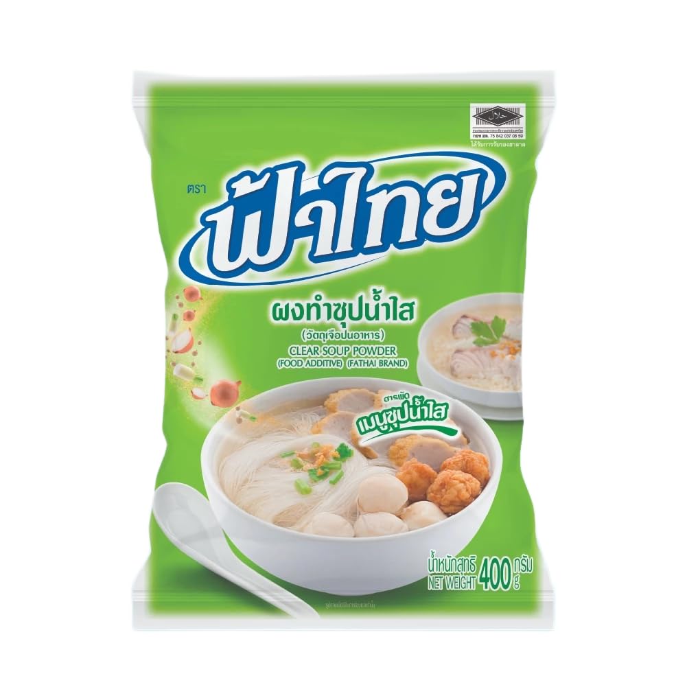 ?????? Savory Clear Soup Base Powder - Versatile Seasoning for Noodle Broths, Vegetable Soups, and Stir-Fries, 400g