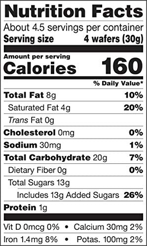 Glutino Gluten Free Wafers, Luxuriously Delicious, Chocolate Flavor, 4.6 oz