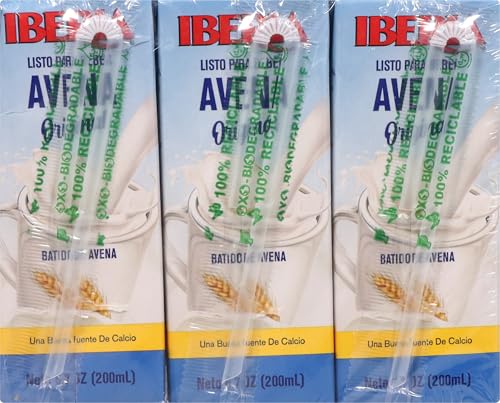 Iberia Oatmeal Drink, Ready-To-Drink, Shelf Stable, Good Source Of Calcium, Original Oatmeal Smoothie 6.8 Fl Oz Single Serve Pac
