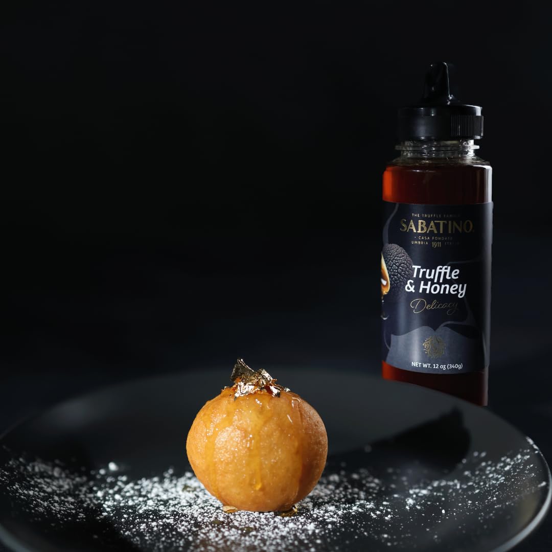 Sabatino Tartufi Truffle Honey - Clover Honey Infused with Truffles, 8 oz