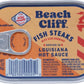 Beach Cliff Wild Caught Herring Fish Steaks in Louisiana Hot Sauce, 3.75 oz Can - 15g Protein per Serving (Pack of 5)