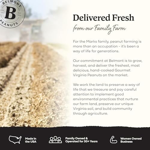 Belmont Peanuts Cocktail Crunch Mix – Pecans, Sesame & Rice Sticks – 18 oz Pack