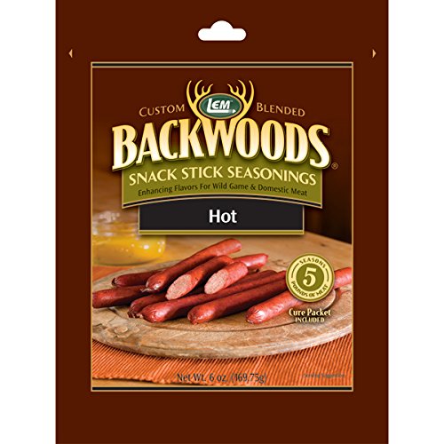 LEM Backwoods Hot Snack Stick Seasoning - Small Size, Ideal for Flavorful Snacks