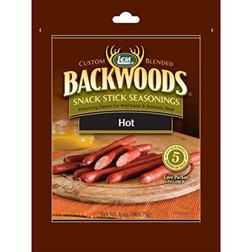 LEM Backwoods Hot Snack Stick Seasoning - Small Size, Ideal for Flavorful Snacks