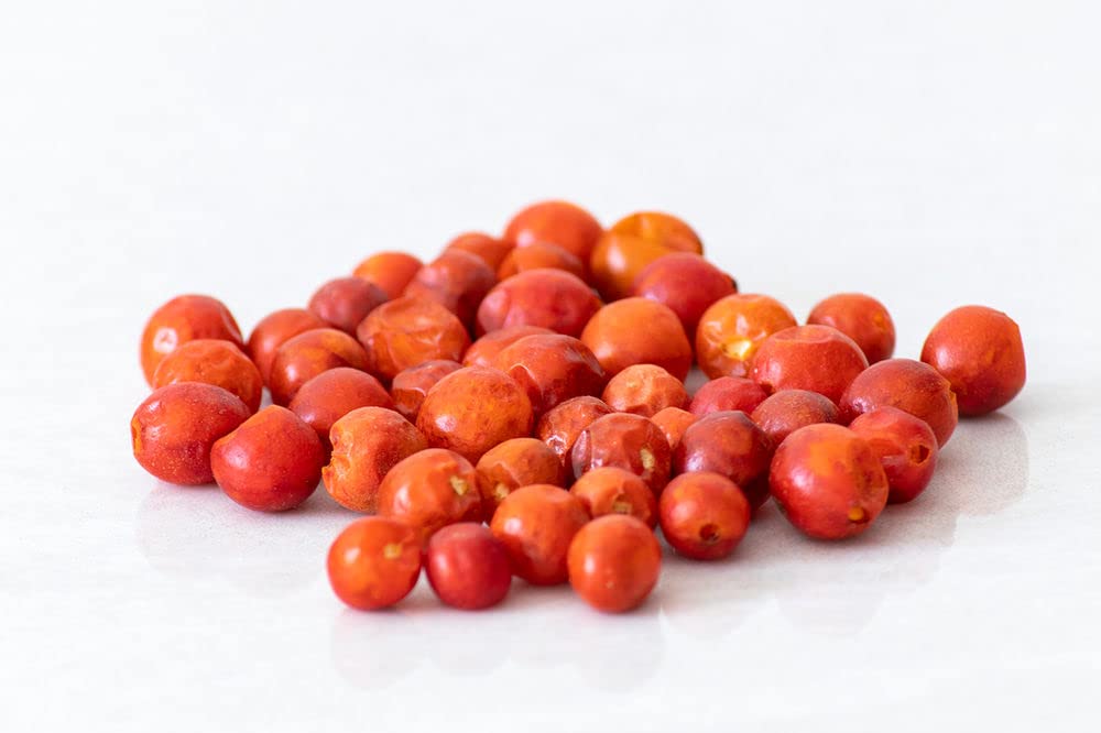 Sonora Chilo - (Chile Chiltepin Silvestre) Dried Chiltepin Pepper 1 Oz (28gr) Whole Tepin Pepper Chili Pods, Very Hot! Extra Spi