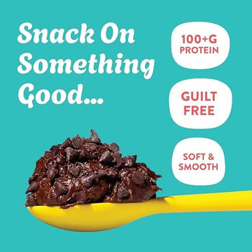 Twisted Dough - Brownie Batter | Healthy Edible Dessert | 100 Grams Of Whey Protein | Protein Packed Cookie Dough | Gluten Free