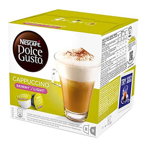 NESCAFÉ DOLCE GUSTO Coffee Capsules, Skinny Light Cappuccino, 16 Count, Pack of 3