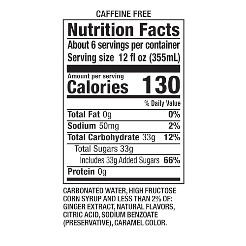 Canada Dry Ginger Ale  67.6 Fl Oz Bottle