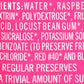 Polaner Sugar Free With Fiber, Seedless Raspberry Preserves, 13.5 Ounce