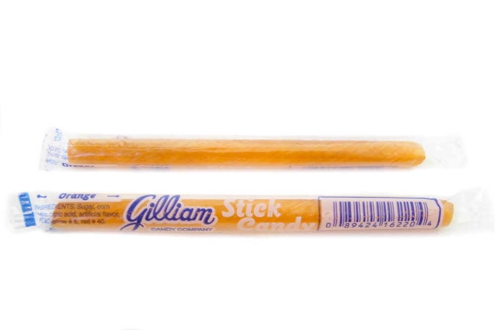 Old Fashioned Candy Sticks [80Ct Box], Orange