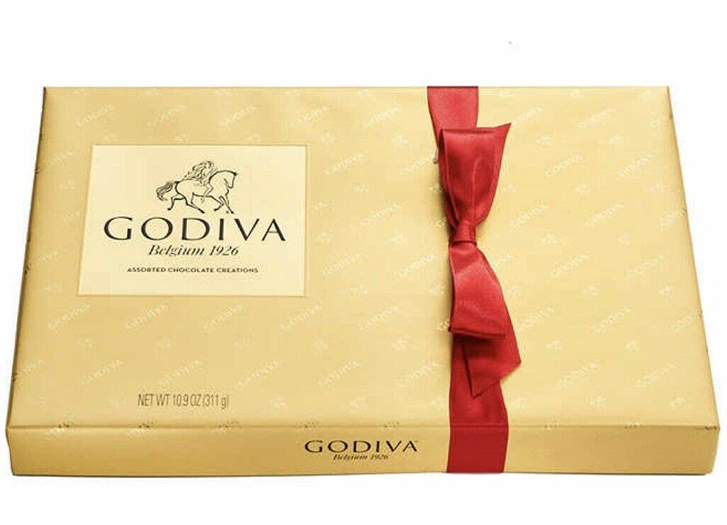 Godiva Assorted Chocolate Box - Goldmark Collection 10.9 OZ - Indulge in Rich Flavors