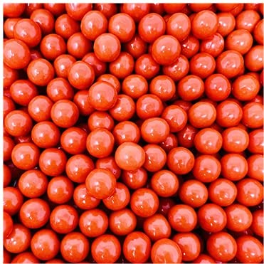 Bayside Candy 1'' Large Gumballs - Colored Gumball Collection - Gumball Machine - Shimmer And Solid Colors (Red Gumballs 1'' Lar