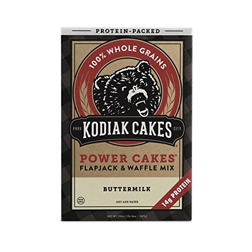 Kodiak cakes Power cakes All Natural Non gMO Protein PancakeFlapjackWaffle Mix, Buttermilk, 20 Ounce