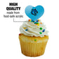 GRAPHICS & MORE Cupcake Toppers Set of 6, Acrylic, California State University San Marcos, Heart Love Design