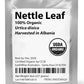 Organic Nettle Leaf - Herbal Tea - 8 Ounces (1/2 Pound) - Usda Certified Organic - Earthwise Aromatics