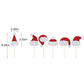 Qertesl 24Pcs Gingerbread Man Xmas Cupcake Toppers,Baby Shower Boy Girl Birthday Party Decorations,Winter Birthday Party Dessert
