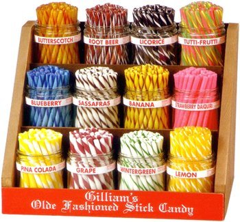 Old Fashioned Sour Apple Candy Sticks 80Ct.