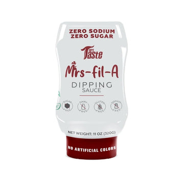 Mrs Taste Sugar Free Dipping Sauce, Zero Calories, Zero Sodium, Zero Sugar, High Fiber, Keto Friendly, Paleo Friendly, Low Calor