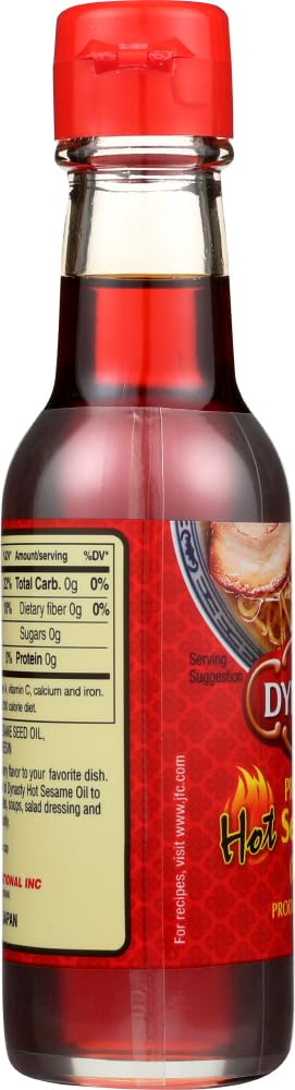 Dynasty Premium Hot Sesame Oil (La- Yu) 5Oz Pack Of 3