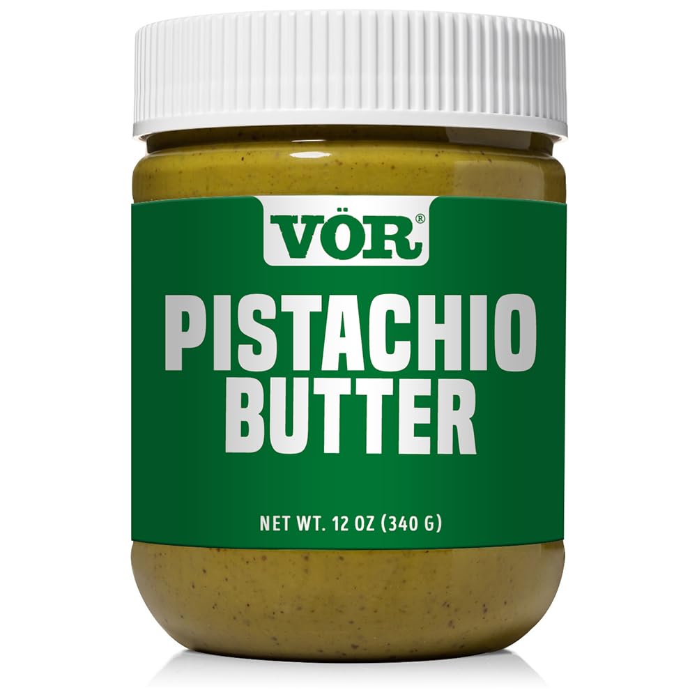 Vör Pistachio Butter (12Oz) | Single Ingredient | Rich & Nutty Filling For Knafeh Dubai Chocolate Bars