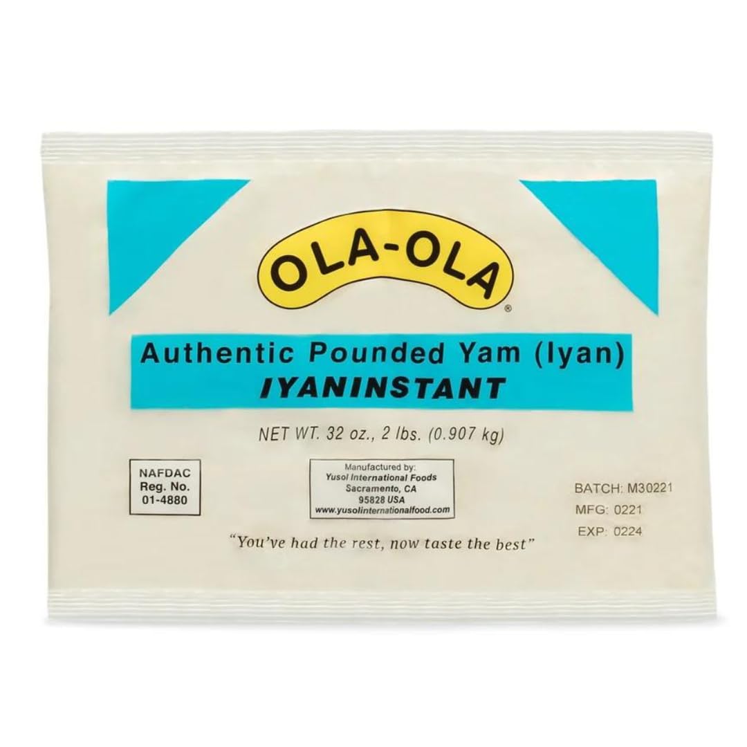 Ola Ola Authentic Pounded Yam (Iyan), 2lbs