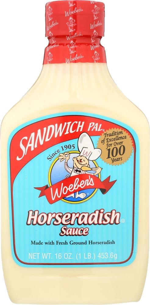 Woeber's Sandwich Pal Horseradish Sauce, 16 oz