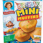 Little Debbie Mini Muffin Variety Pack, Birthday Cake, Blueberry, Chocolate Chip (2 Boxes Each)