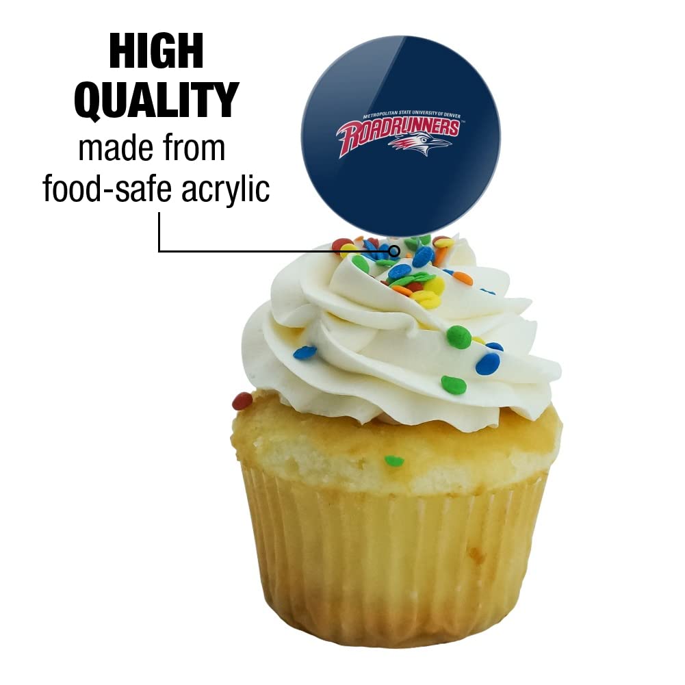 Metro State Primary Logo Cupcake Picks Toppers Decoration Set Of 6