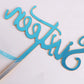 Qertesl Acrylic Sixteen Cake Topper,16Th Birthday Cake Toppers, 16Th Anniversary Party Decorations Supplies- Double Sided Gold G