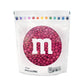 M&MS WORLD Milk Chocolate Candy, Single Color, Dark Pink, 5-Pound Bulk Bag (Pack of 1)