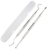 Langsum Professional Dental Tools, Stainless Steel Teeth Cleaning Tools For Dentist, Personal Using, Pets, Dental Hygiene Kit Wi