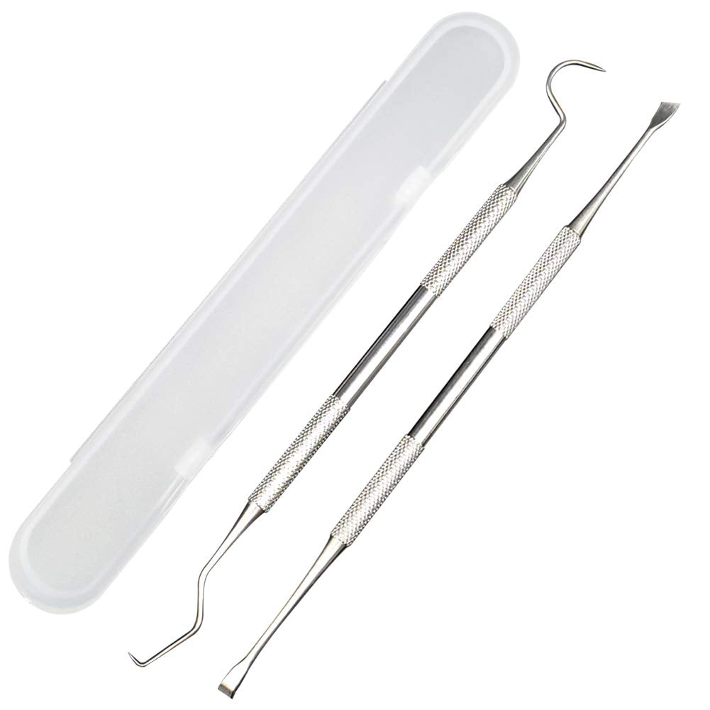 Langsum Professional Dental Tools, Stainless Steel Teeth Cleaning Tools For Dentist, Personal Using, Pets, Dental Hygiene Kit Wi
