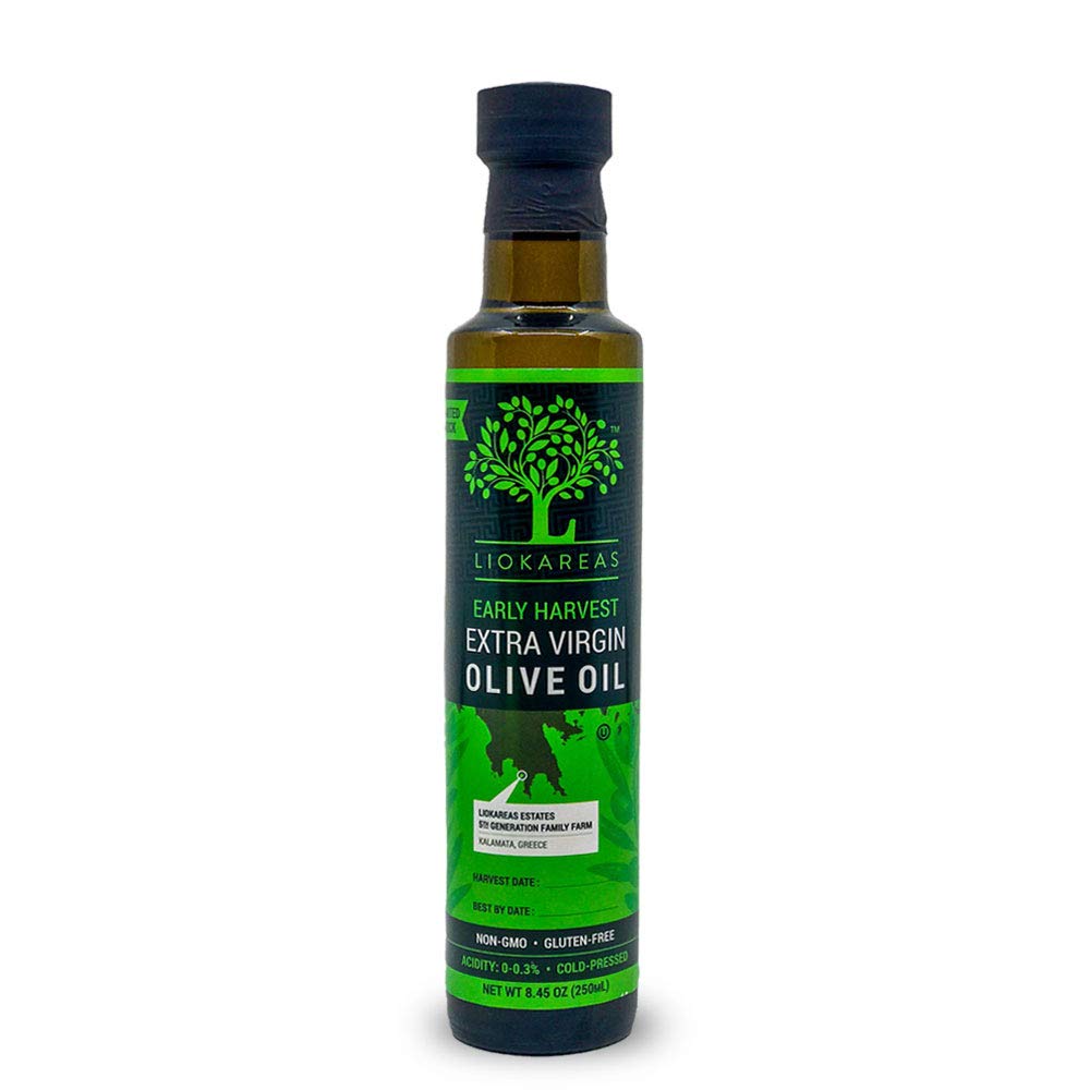 Early Harvest Extra Virgin Olive Oil - Greek - Organic - OU Kosher Certified - NonGMO - Gluten Free - Paleo - Keto - Cold Presse