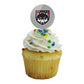 Western Oregon University Secondary Logo Cupcake Picks Toppers Decoration Set Of 6