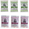 Claeys Old Fashioned Hard Candy - Variety 6 Pack - Green Apple and Watermelon - 3 of Each Flavor - 36 Ounces Total
