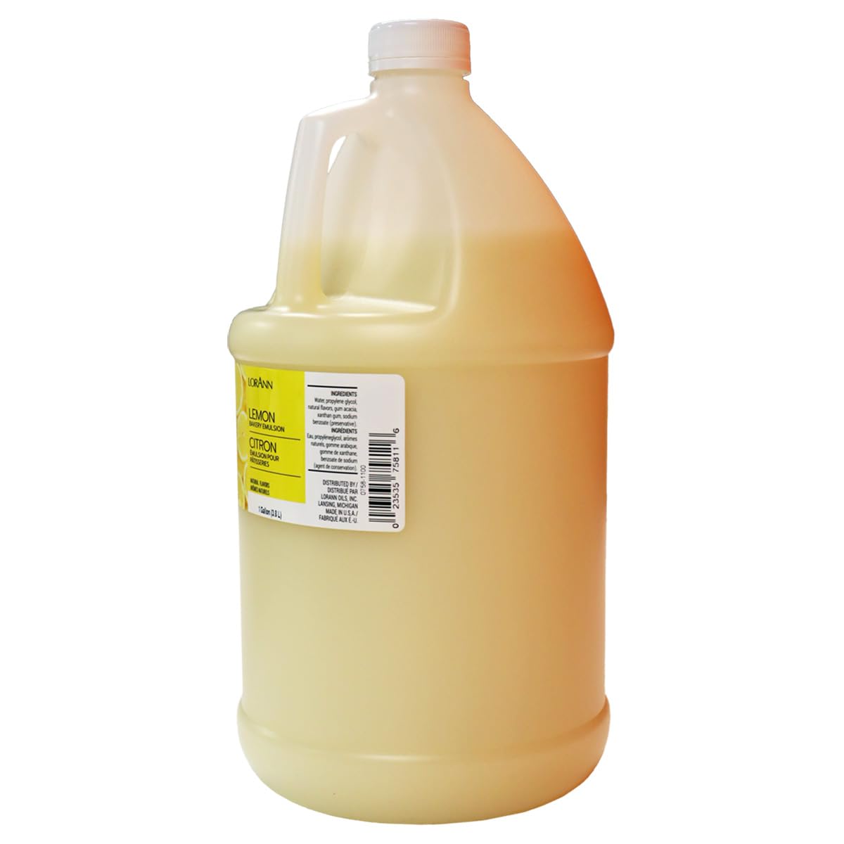 LorAnn Lemon Bakery Emulsion, 1 Gallon, Model 0758