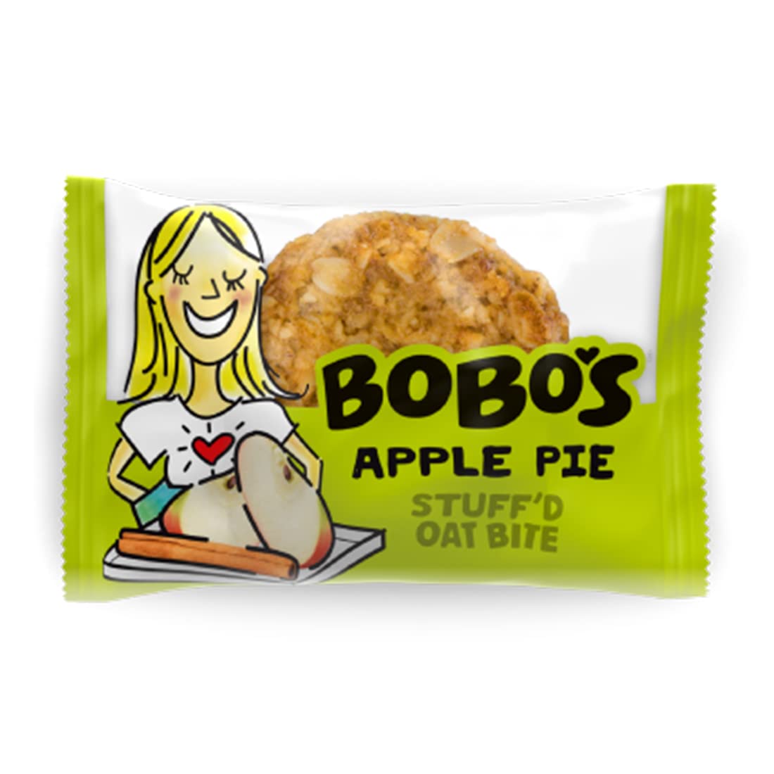 Bobos Fruit Bite Variety Pack - Apple Pie & Lemon Poppyseed - 30 Bites Total - Medium Size