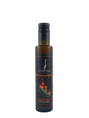 Calivirgin Jalapeno Olive Oil - Jalapeno Infused Extra Virgin Olive Oil - Cold Pressed Olive Oil - Jalapeno Flavored Olive Oil -