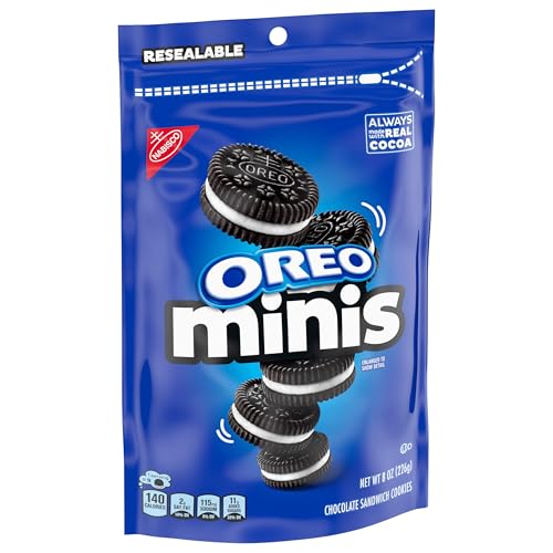 OREO Minis Chocolate Sandwich Cookies, 8 oz